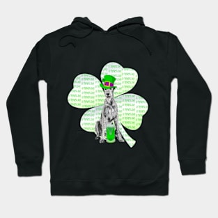 Irish Wolfhound St Patrick’s Day Design Hoodie